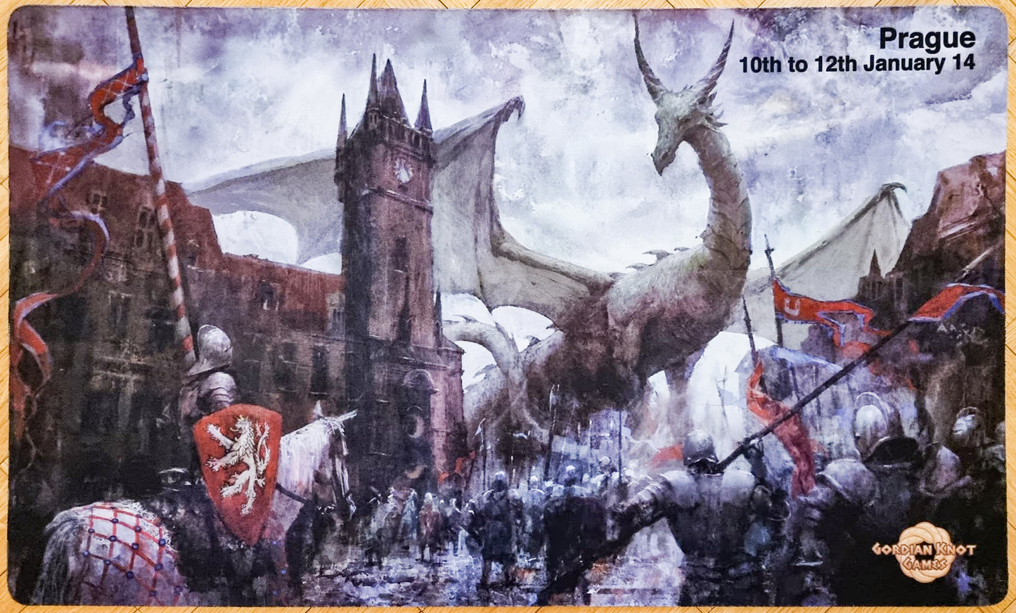 Un dragón en Praga - Seb McKinnon - Grand Prix Prague 2014 - MTG Playmat