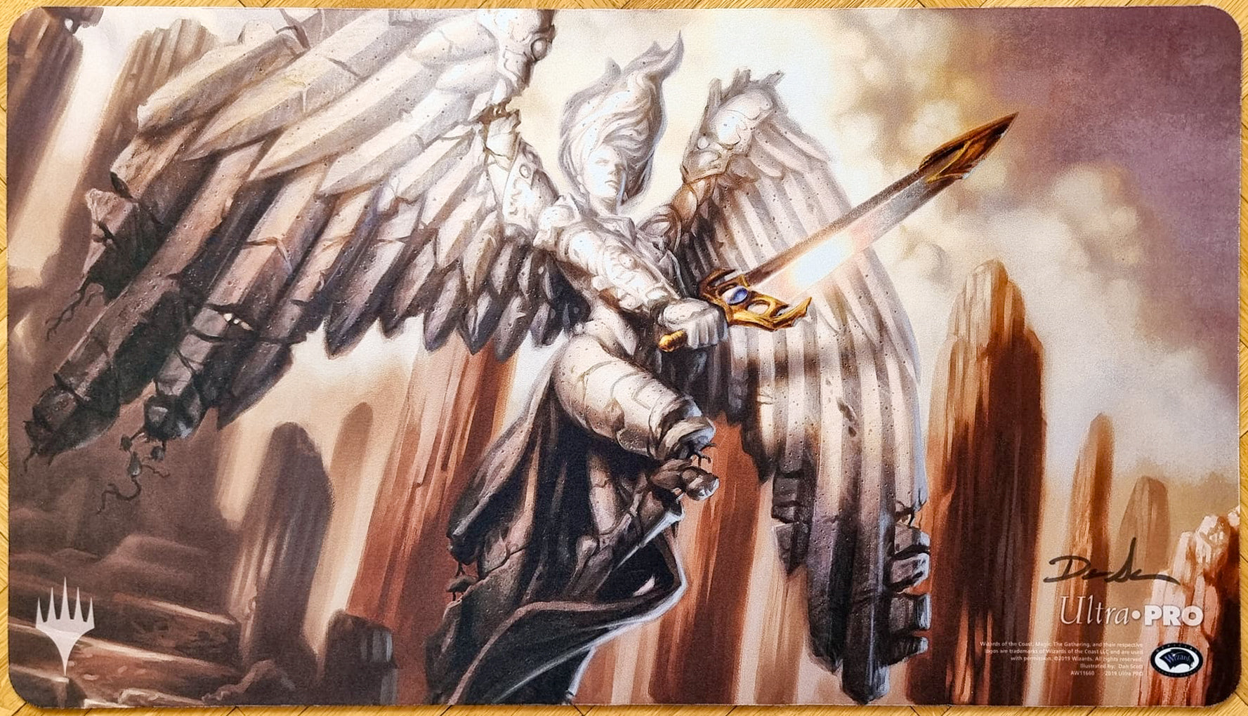 Akroma's Memorial - Signed by DM Scott MTGPlaymats Akroma's Memorial - Signed by DM Scott MTGPlaymats