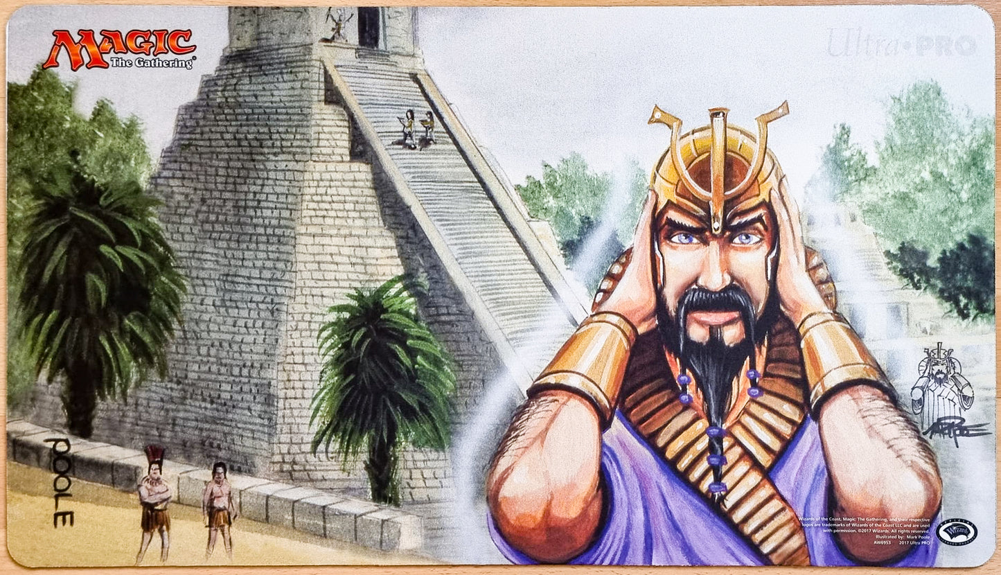 Ancestral Recall - Mark Poole - Firmato dall'artista - Abbozzato - Tappetino da gioco MTG
