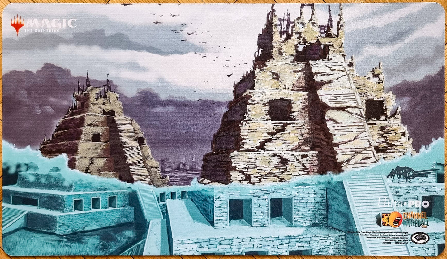 Ancestral Vision - Mark Poole - Firmado por el artista - Tapete de juego MTG
