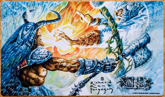 Arcane Denial - Richard Kane Ferguson - Firmado por el artista - Tapete de juego MTG