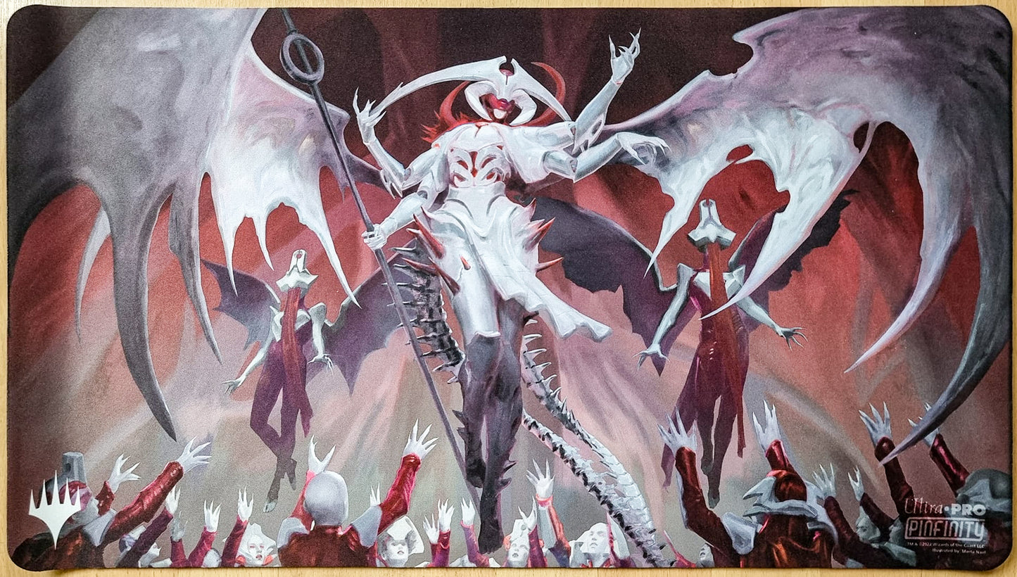 Elesh Norn/Atraxa, Grand Unifier - Magali Villeneuve & Marta Nael - Double-Sided - MTG Playmat