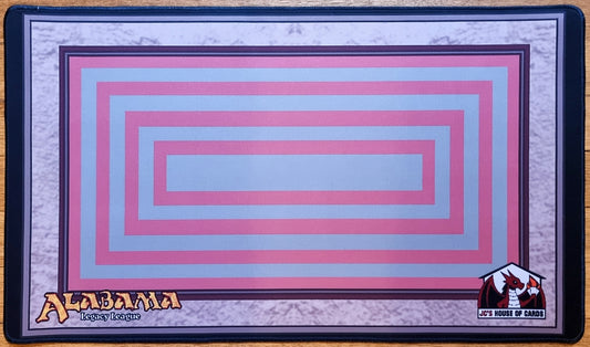 Badlands Text Box - Alabama Legacy League - JC's House of Cards - Stitched MTG Playmat