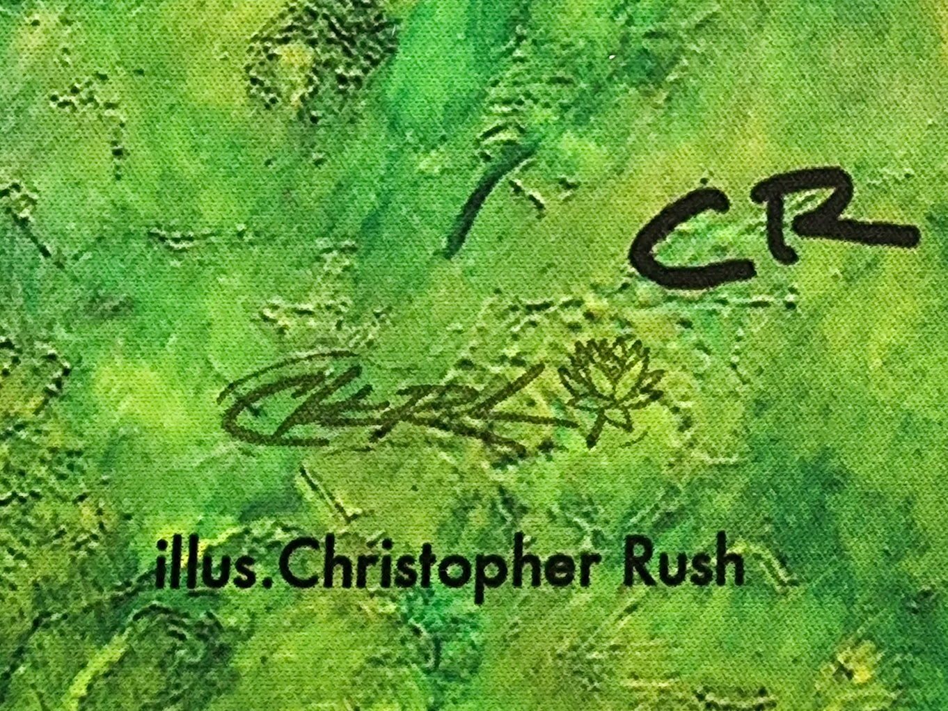 Black Lotus - Christopher Rush - Stamped Signature - MTG Playmat