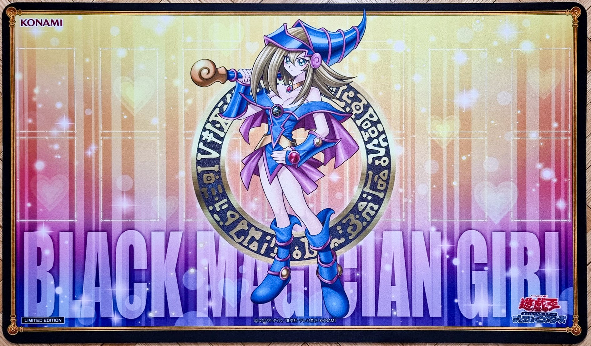Black Magician Girl - Yugioh Playmat with Zones MTGPlaymats Black Magician Girl - Yugioh Playmat with Zones MTGPlaymats
