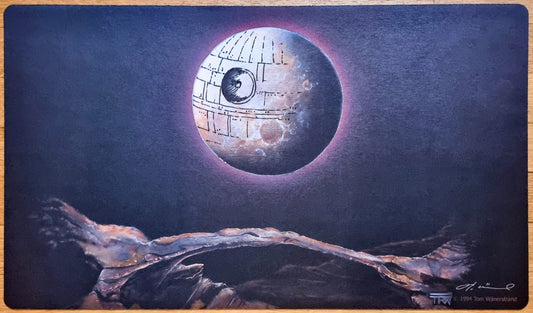 Blood Moon - Tom Wänerstrand - Signed & Sketched MTG Playmat