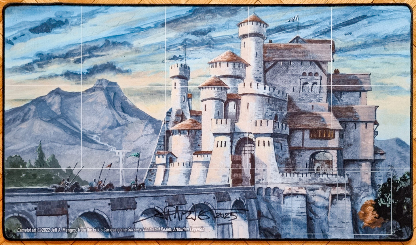 Camelot - Jeff A. Menges - Stitched - Signed Sorcery Playmat