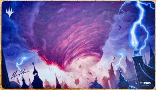 Cyclonic Rift - Chris Rahn - Firmato dall'artista - Tappetino da gioco MTG