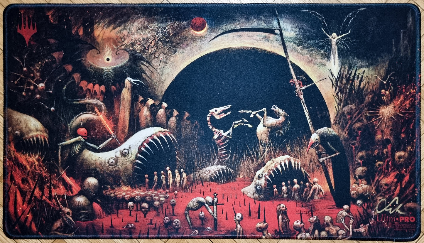 Damnation - Seb McKinnon - Stitched & Signed MTG Playmat