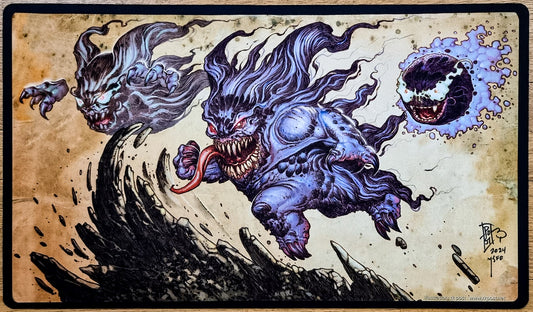 Día del fantasma - Pokémon - rk post - Firmado por el artista - MTG Playmat