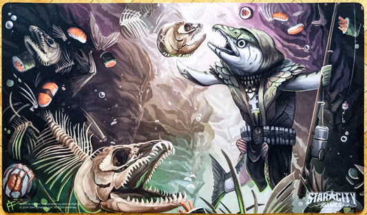 Salmón Deathrite - Andrea Radeck - Reimpresión de Creature Collection 2024 - Tapete de juego MTG