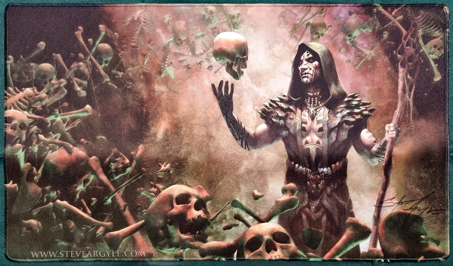 Deathrite Shaman - Steve Argyle - Signed by the Artist - Stitched - MTG Playmat