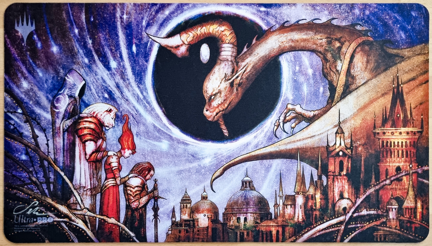 Deliver Unto Evil - Seb McKinnon - Signed MTG Playmat
