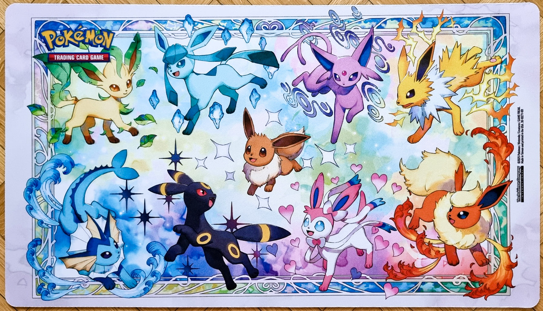Eeveelutions Prismatic Evolutions MTGPlaymats Eeveelutions Prismatic Evolutions MTGPlaymats