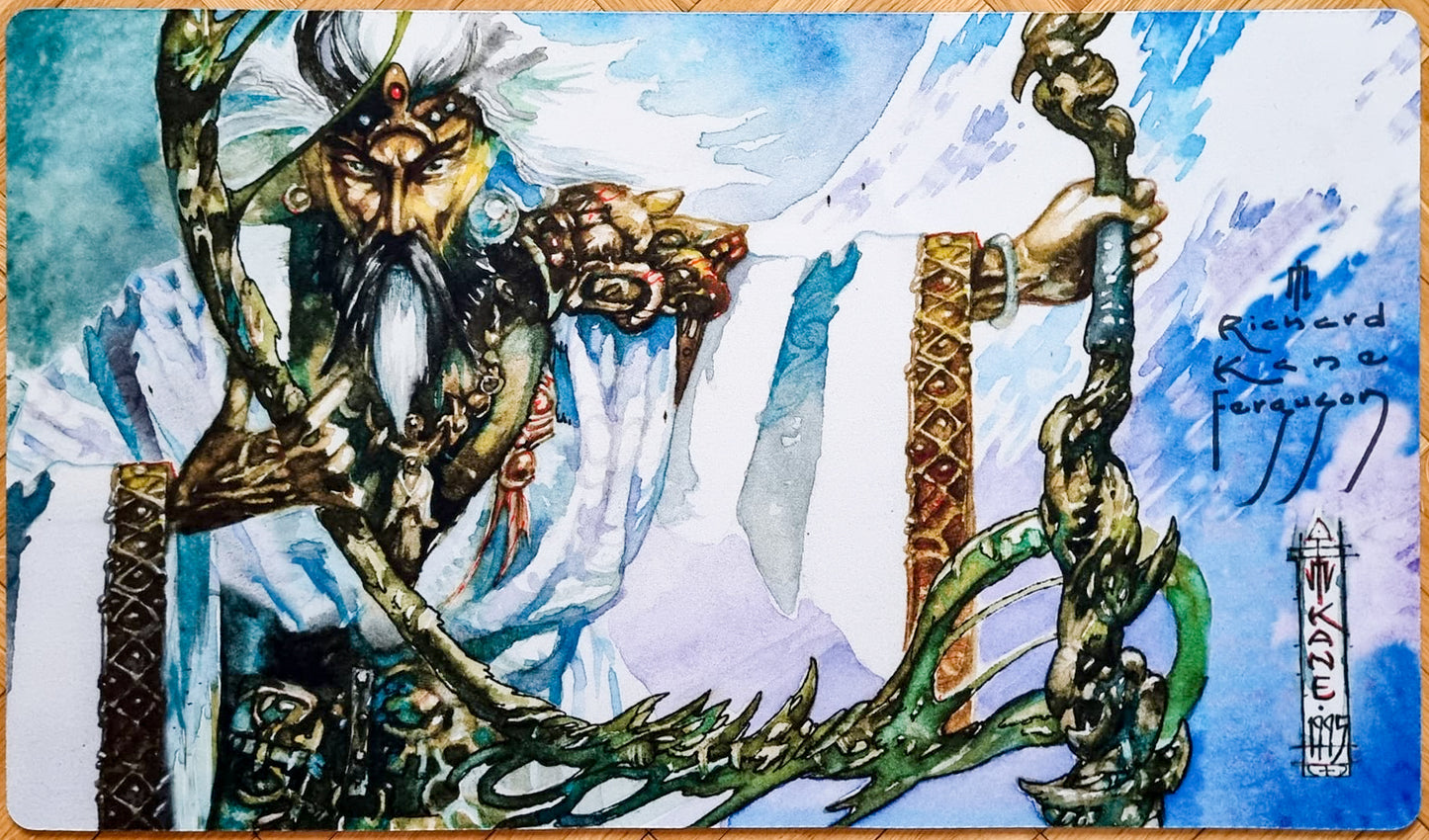 Druido Anziano - Richard Kane Ferguson - Firmato dall'Artista - Tappetino da gioco MTG