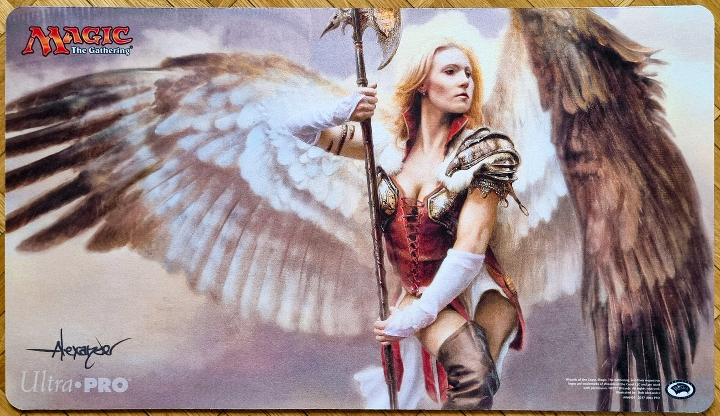 Exalted Angel - Rob Alexander - Signed by the Artist - MTG Playmat