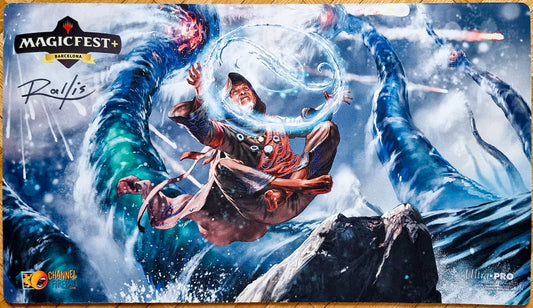 Flusterstorm - Chris Rallis - MagicFest Barcelona 2019 - Signed by the Artist - MTG Playmat