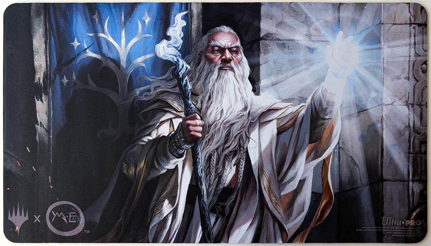 Gandalf the White - Magali Villeneuve - MTG Playmat