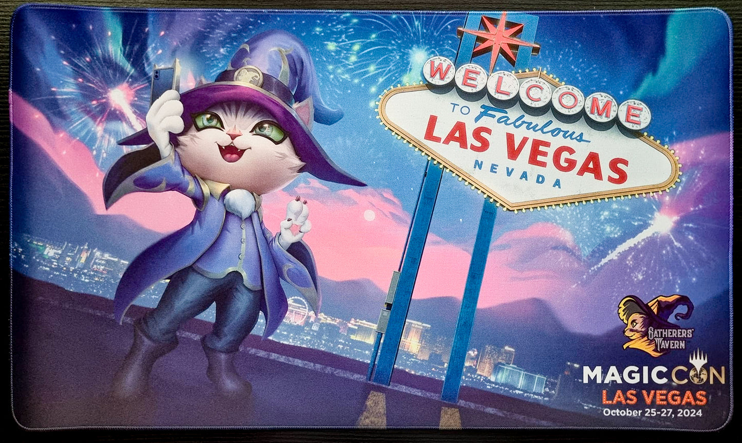 Cannella della Gatherers' Tavern a Las Vegas - MagicCon Las Vegas 2024 - Ricamato - Tappetino MTG