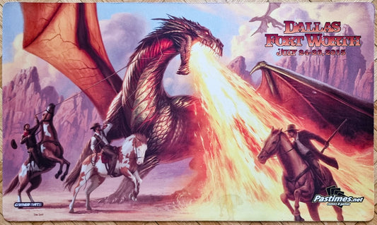 Illustrazione personalizzata - Dan Murayama Scott - Gran Premio Dallas-Fort Worth 2015 - Tappetino da gioco MTG