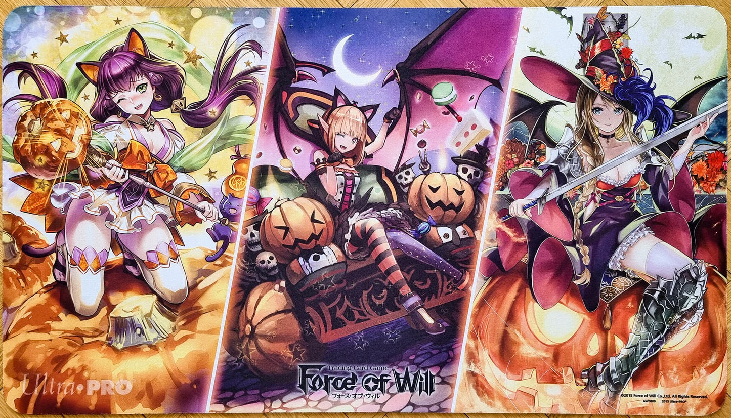 Halloween Trio 2015 Promo - Force of Will Playmat