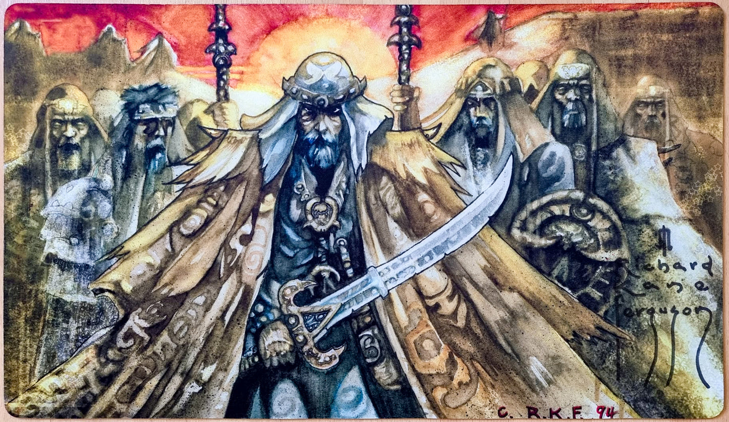 Hazezon Tamar - Richard Kane Ferguson - Firmato dall'artista - Tappetino da gioco MTG