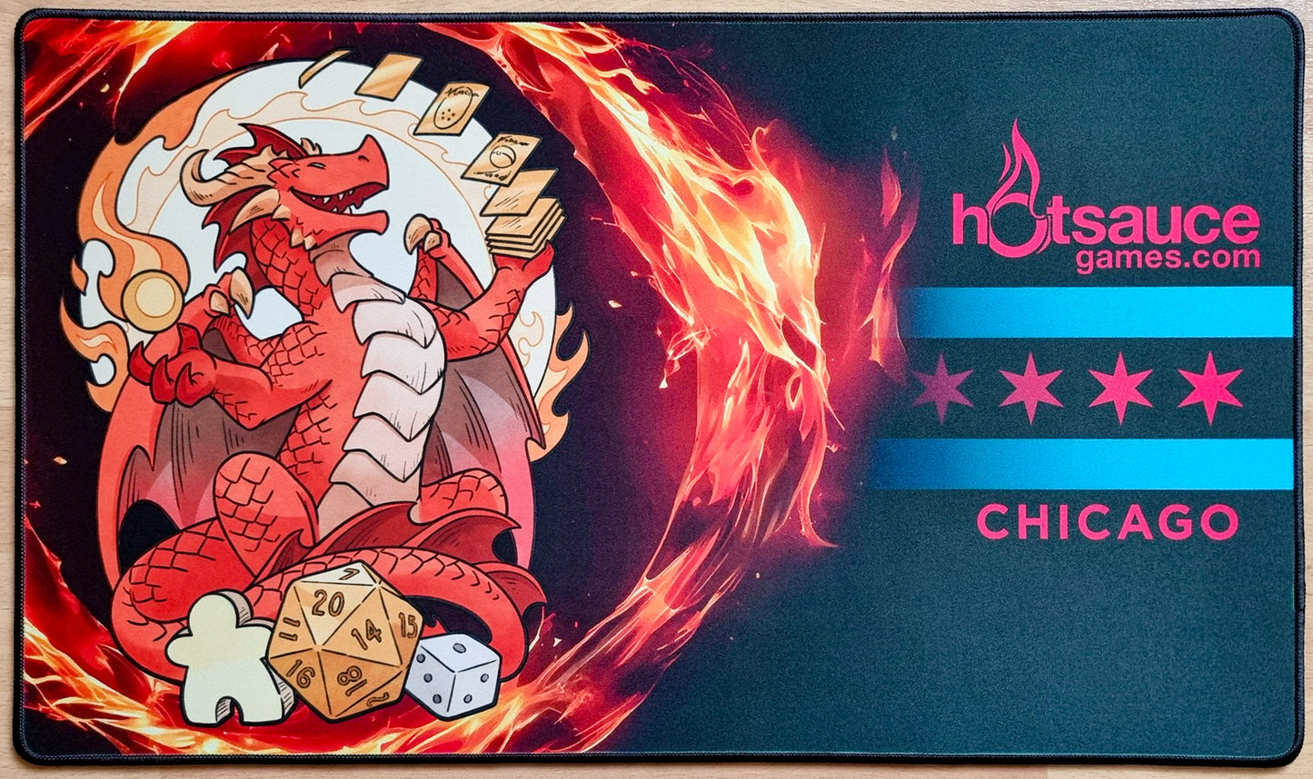Hot Sauce Games Chicago Dragon - MTG Playmat