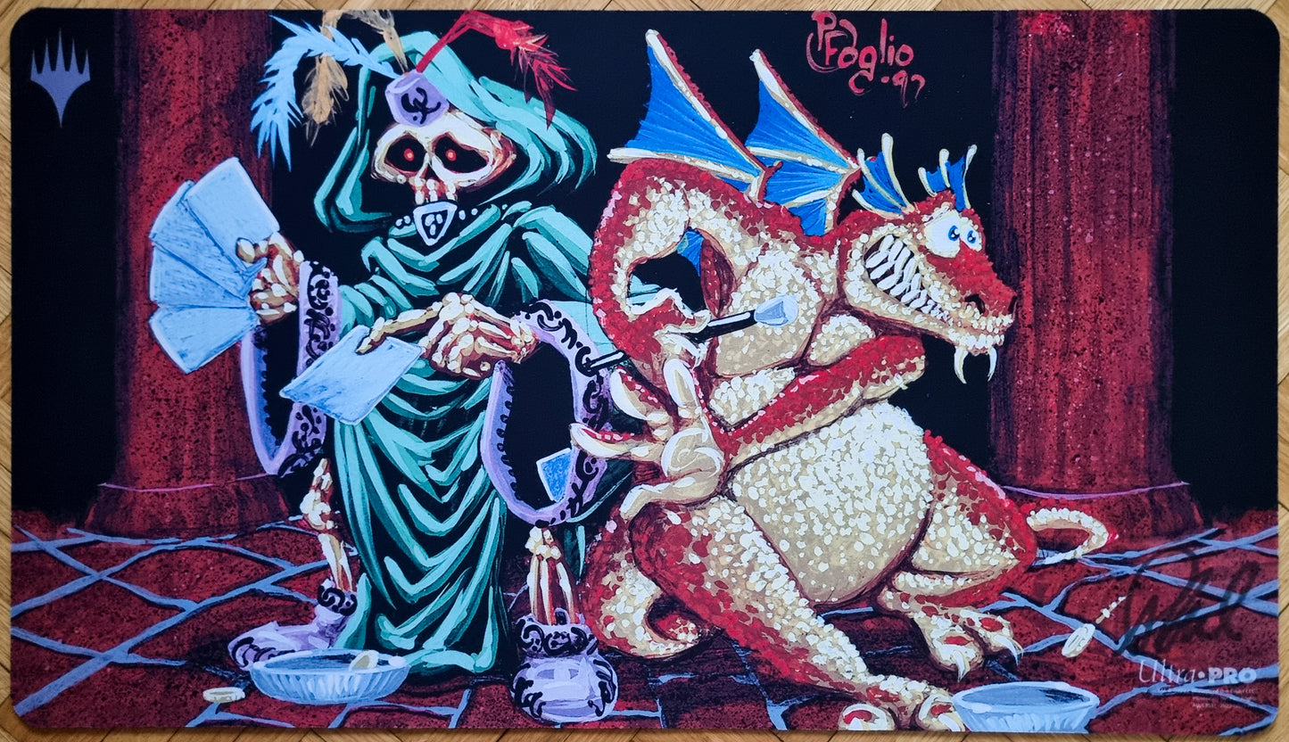 Humility - Phil Foglio - Signed MTG Playmat