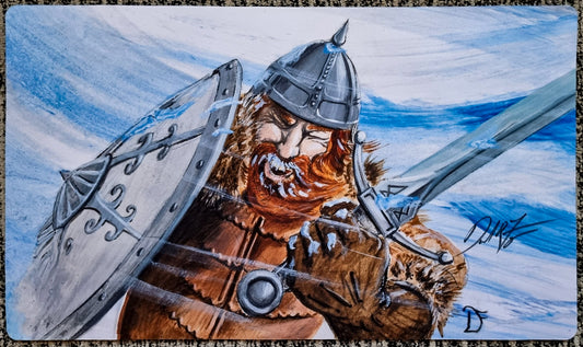 Ice Storm - Dan Frazier - Signed MTG Playmat