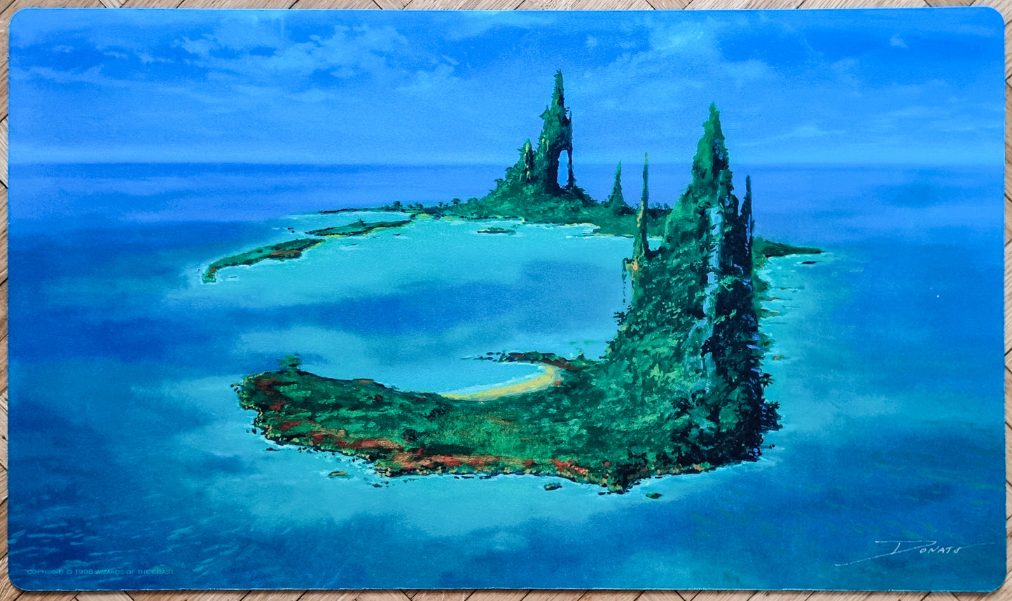 Isla - Donato Giancola - Firmado por el artista - MTG Playmat