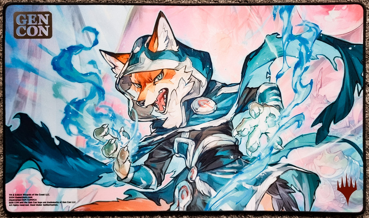 Jace, the Mind Sculptor - TAPIOCA - Gen Con 2024 - Embroidered - MTG Playmat
