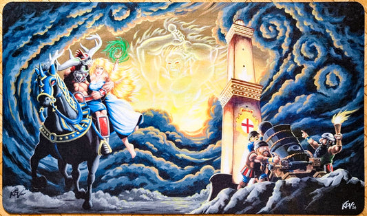 Tributo MTG personalizzato - Kev Brockschmidt - Winc0n Genoa 2024 - Firmato dall'artista - Tappetino MTG