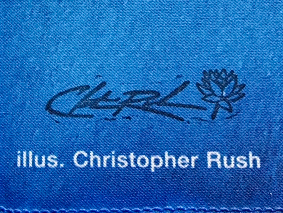 Lightning Bolt - Christopher Rush - Stamped Signature - Stitched MTG Playmat