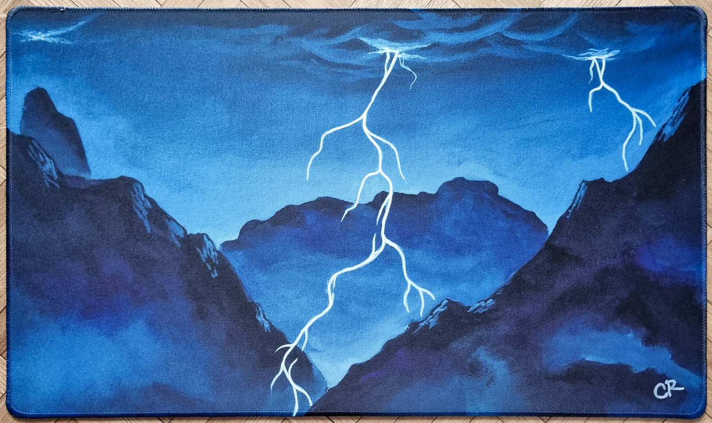 Lightning Bolt - Christopher Rush - Stitched MTG Playmat