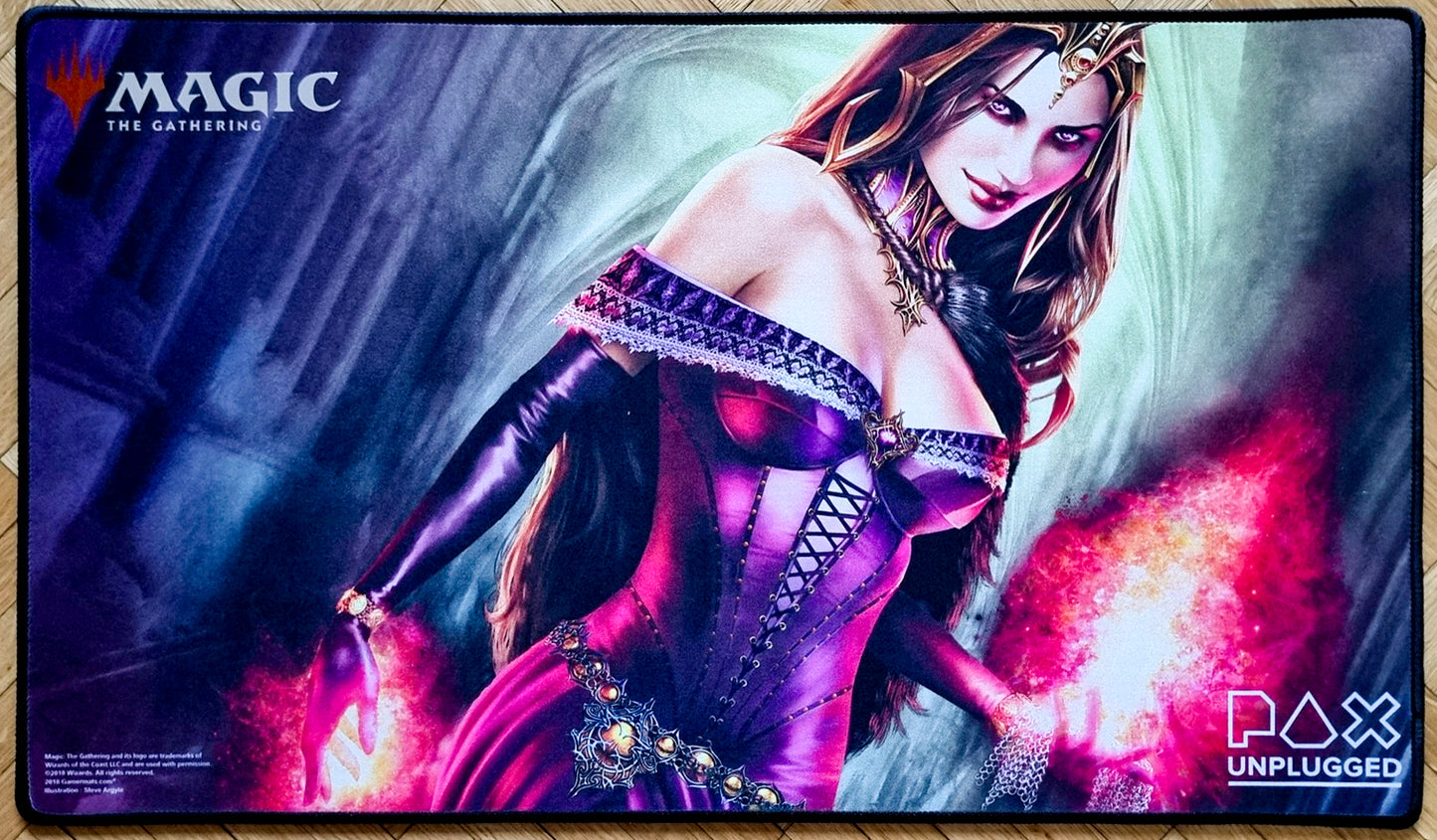 Liliana of the Veil - Steve Argyle - Pax Unplugged Philadelphia 2018 - Embroidered and Foil - MTG Playmat