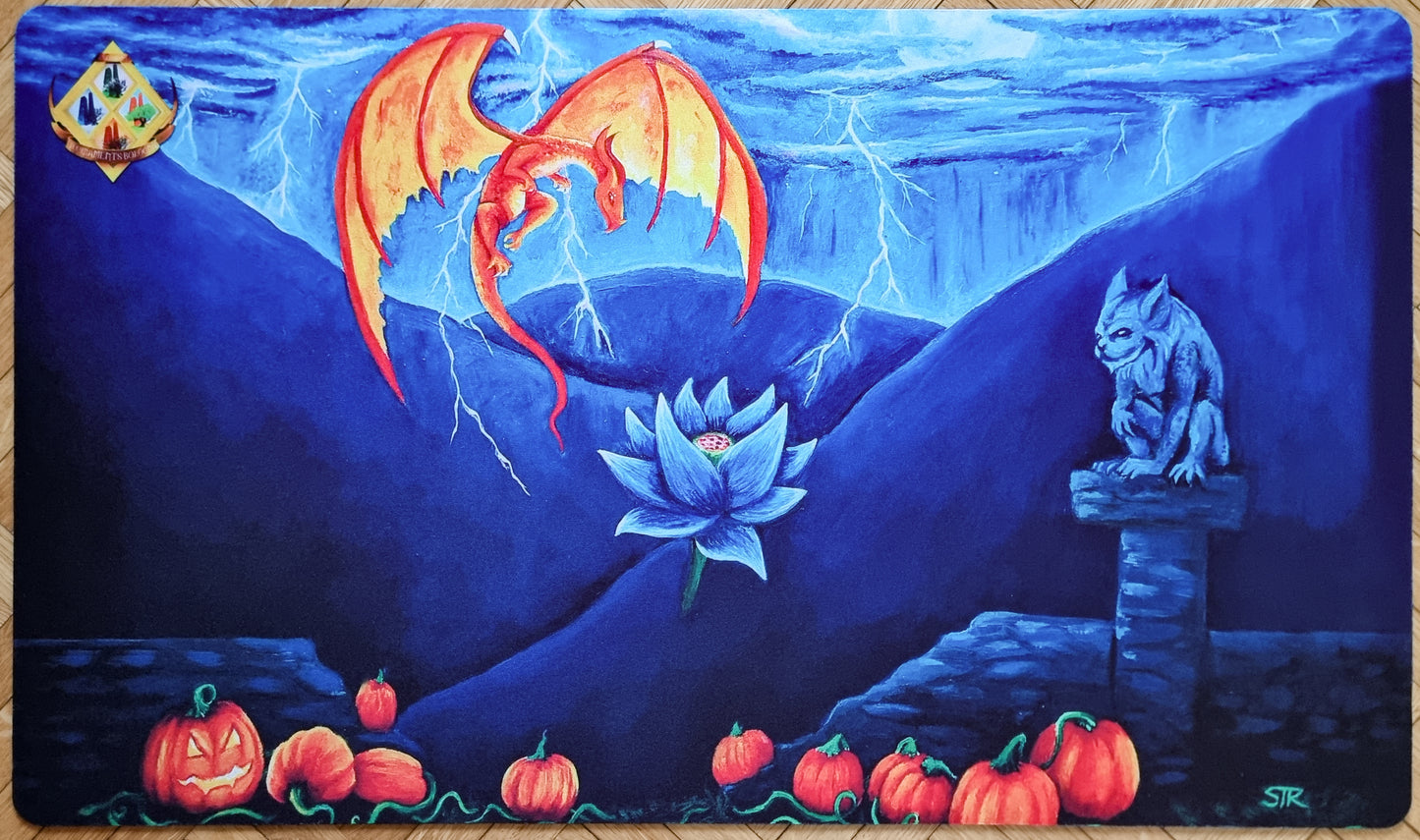 Lotus Key Art - Sierra Troi Rush - 4 Seasons Bologna September 2025 - MTG Playmat