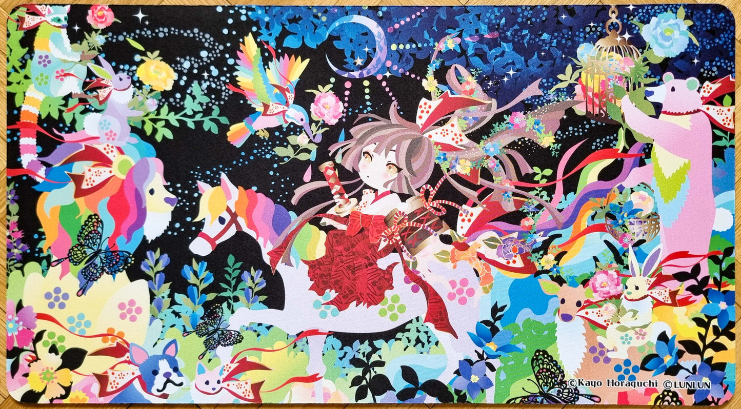 LUNLUN Original Playmat #118 - Kayo Horaguchi - MTG Playmat
