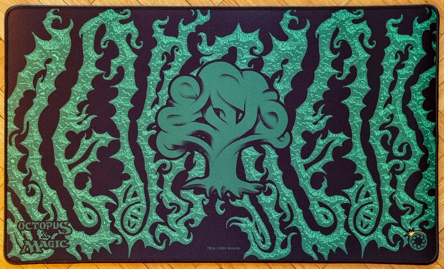 Magic: The Gathering Octopus Forest - Ricamato - Tappetino da gioco MTG