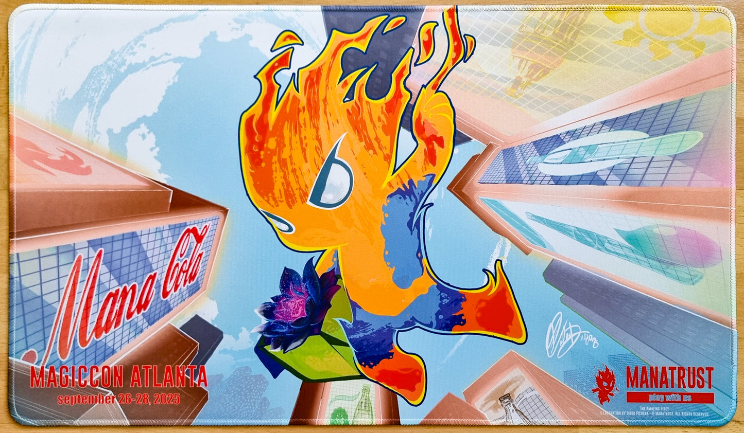 Manatrust at MagicCon Atlanta 2025 - Diego Fichera - Stitched - MTG Playmat