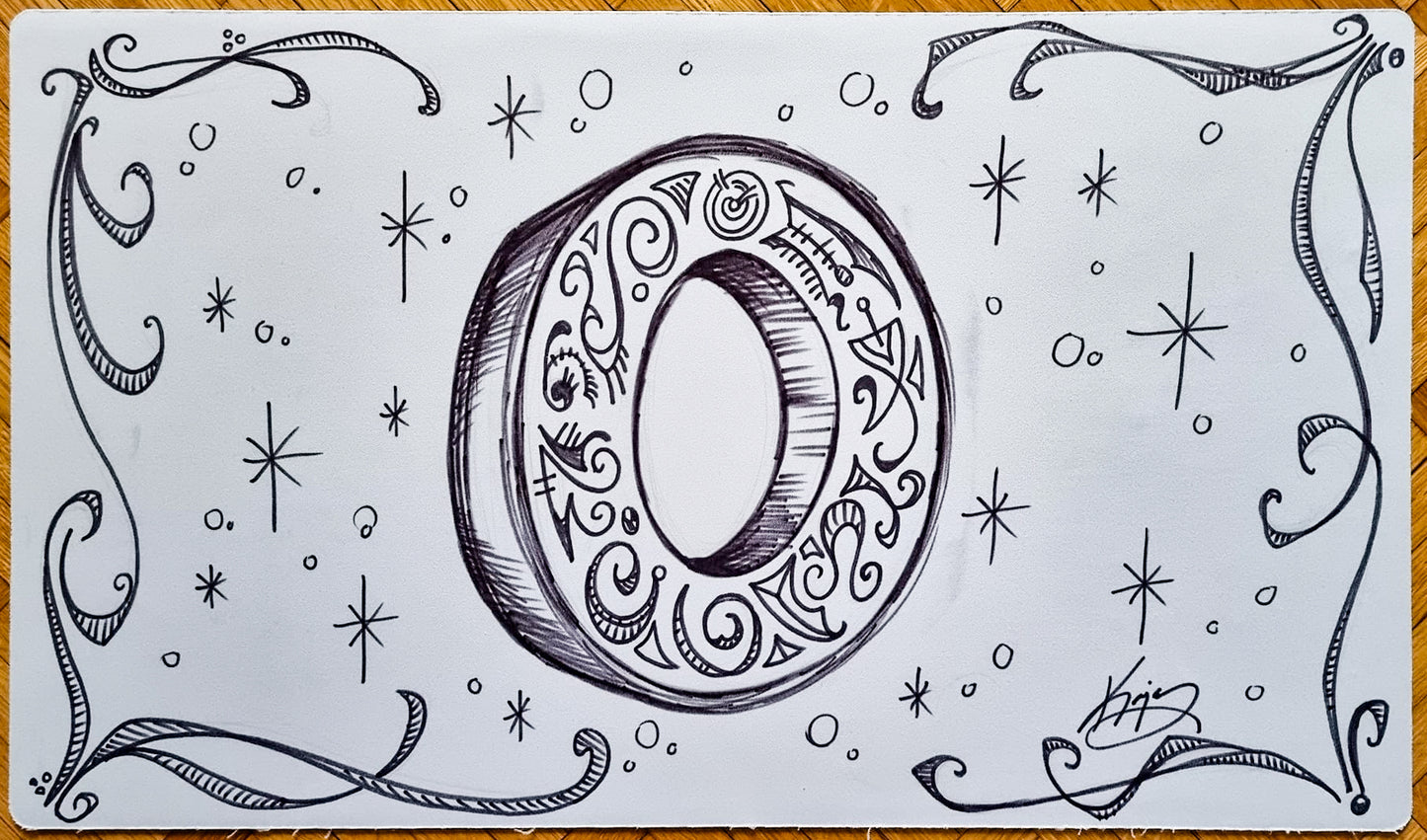 Millstone - Kaja Foglio - Disegnato a mano - Firmato dall'artista - Tappetino da gioco MTG