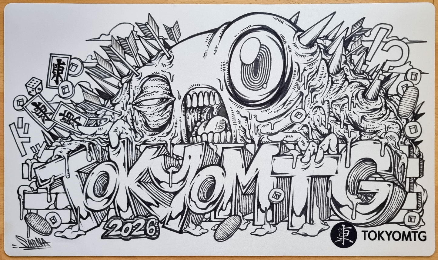 Mimeoplasm TokyoMTG - SH11NA - TokyoMTG Artist Meetup Super - Hand Drawn & Signed MTG Playmat