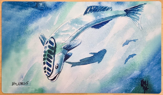 Mystic Remora - Ken Meyer Jr. - Signed MTG Playmat