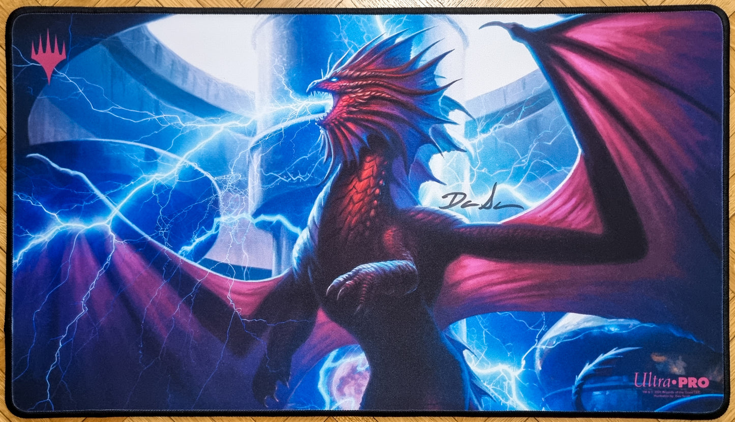 Niv-Mizzet, Visionary - Dan Murayama Scott - Stitched & Signed MTG Playmat