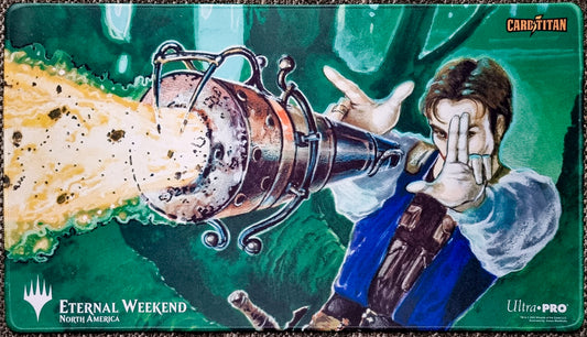 Null Rod - Anson Maddocks - Eternal Weekend North America Pittsburgh 2024 - Ricamato - Tappetino da gioco MTG