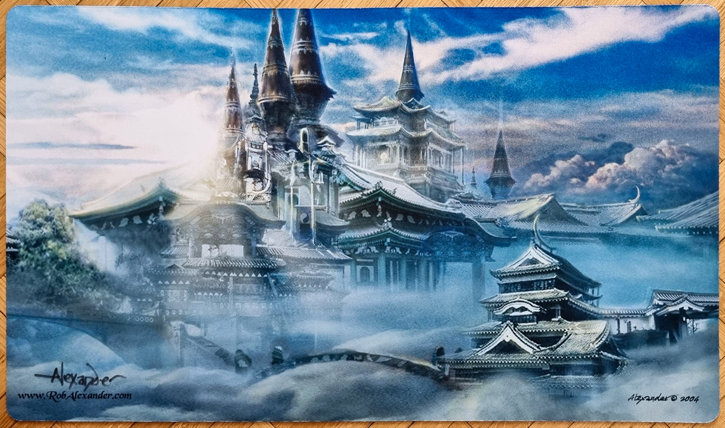 Oboro, Palace in the Clouds - Rob Alexander - Signed by the Artist - MTG Playmat