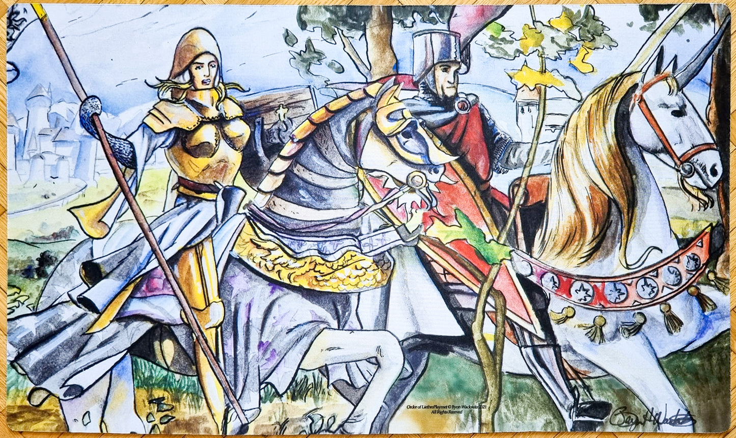 Order of Leitbur - Bryon Wackwitz - Signed by the Artist - MTG Playmat