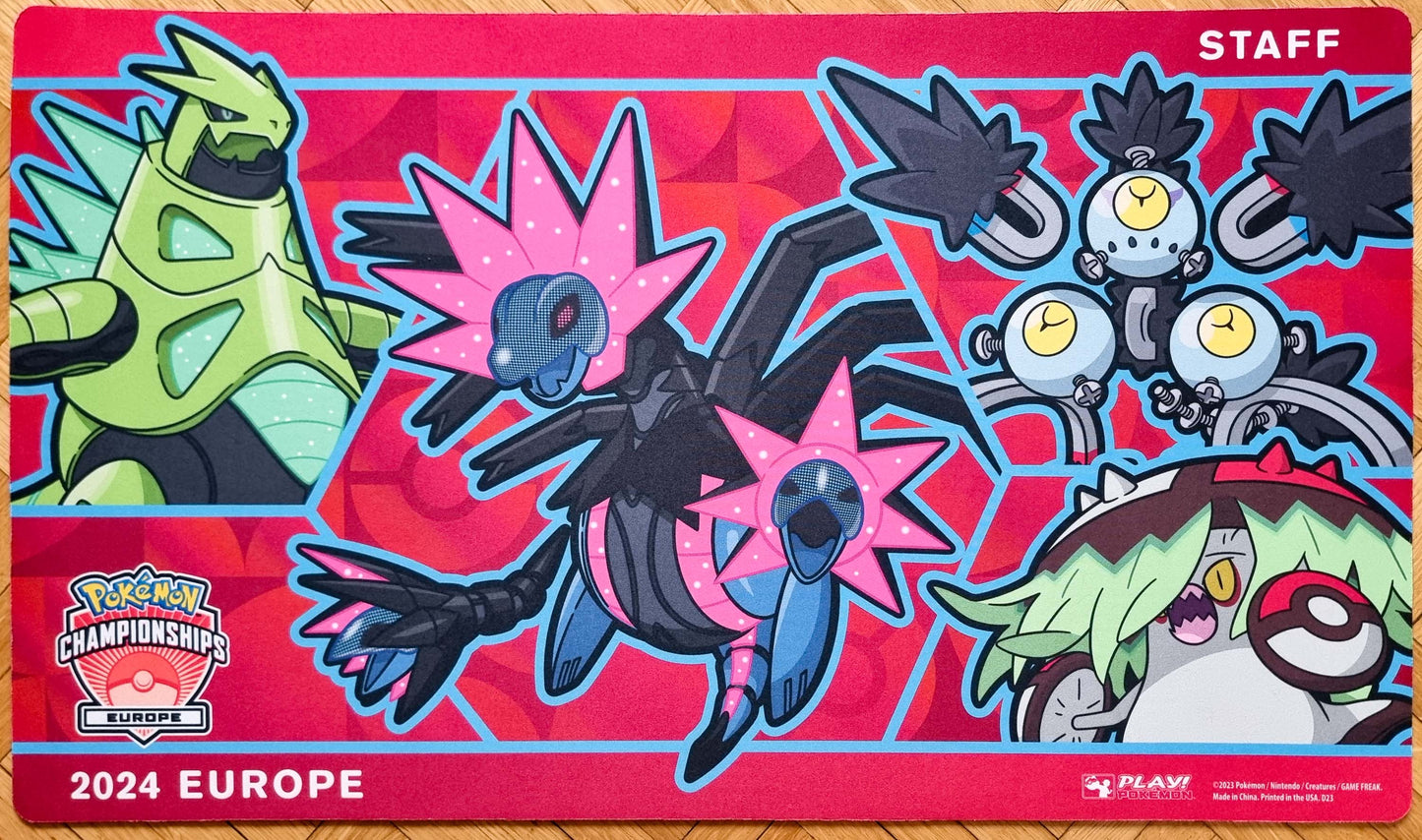 Paradox Pokémon - European International Championship 2024 Staff - Pokémon Playmat