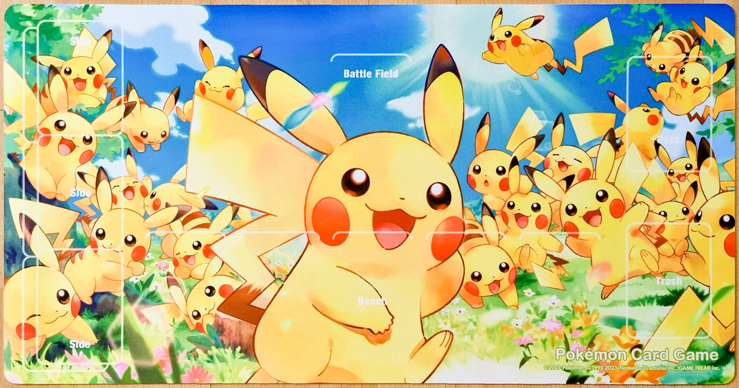 Colección grande de Pikachu - Tapete de juego Pokémon