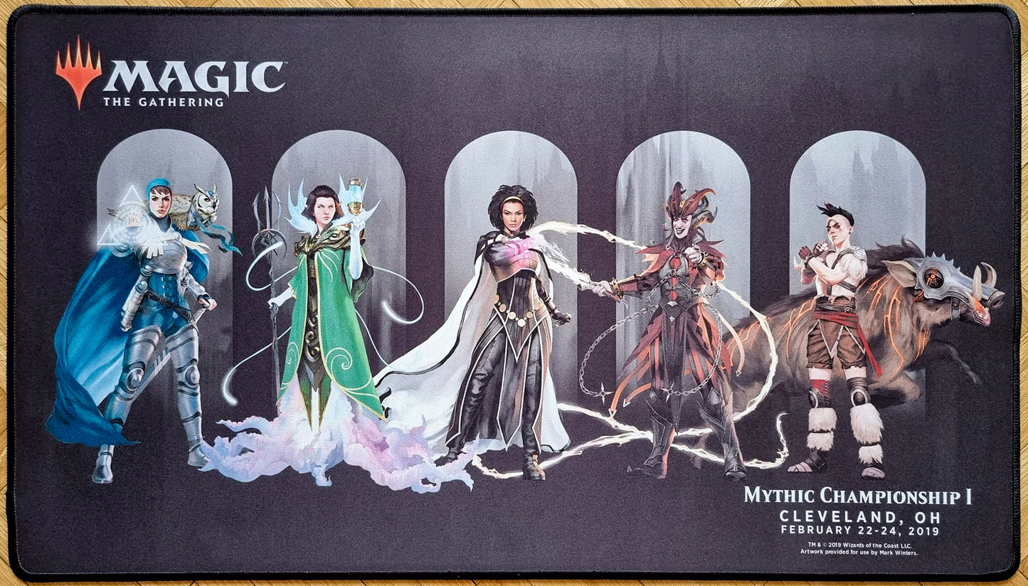 Planeswalker - Mark Winters - Mythic Championship I Cleveland 2019 - Ricamato - Tappetino da gioco MTG