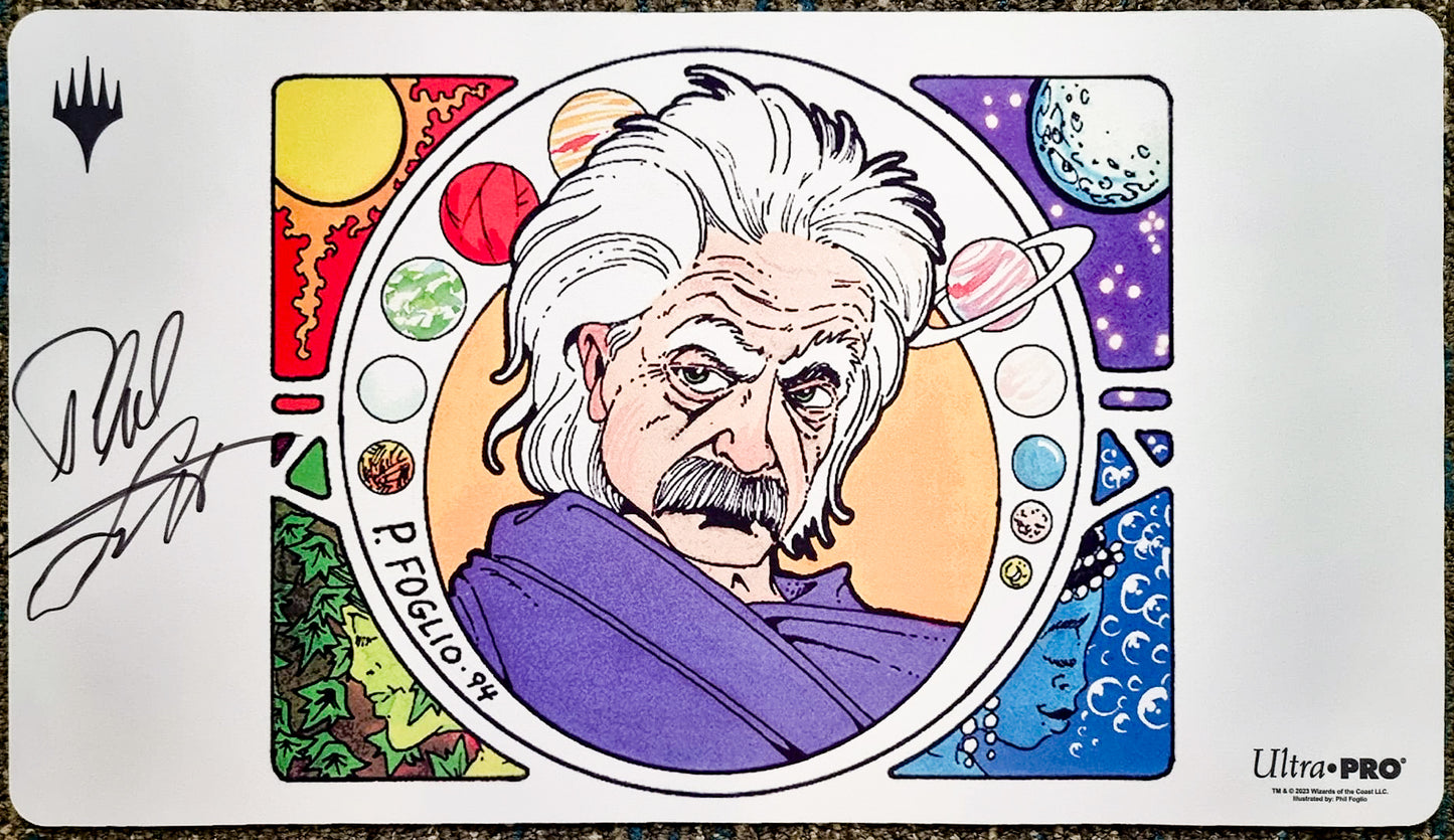 Presenza del Maestro - Phil Foglio - Firmato dall'Artista - MTG Playmat